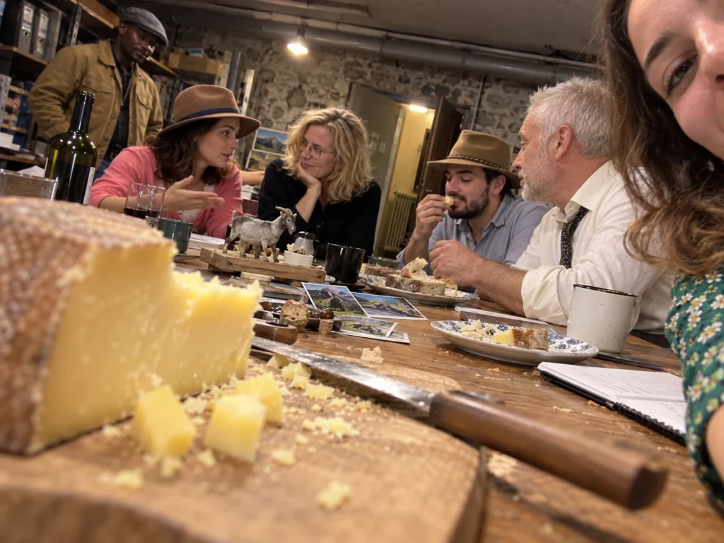 La table du Bureau vue par Solène, comté au premier plan