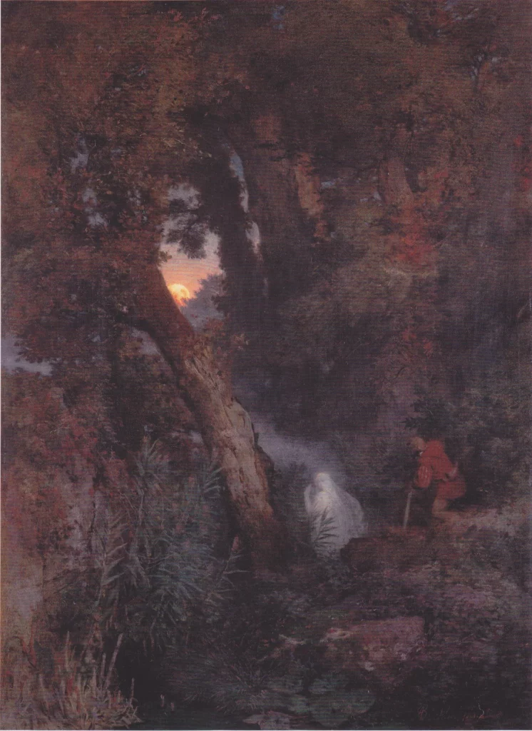 Le feu follet dans l’imaginaire : Das Irrlicht, d’Arnold Böcklin, 1882