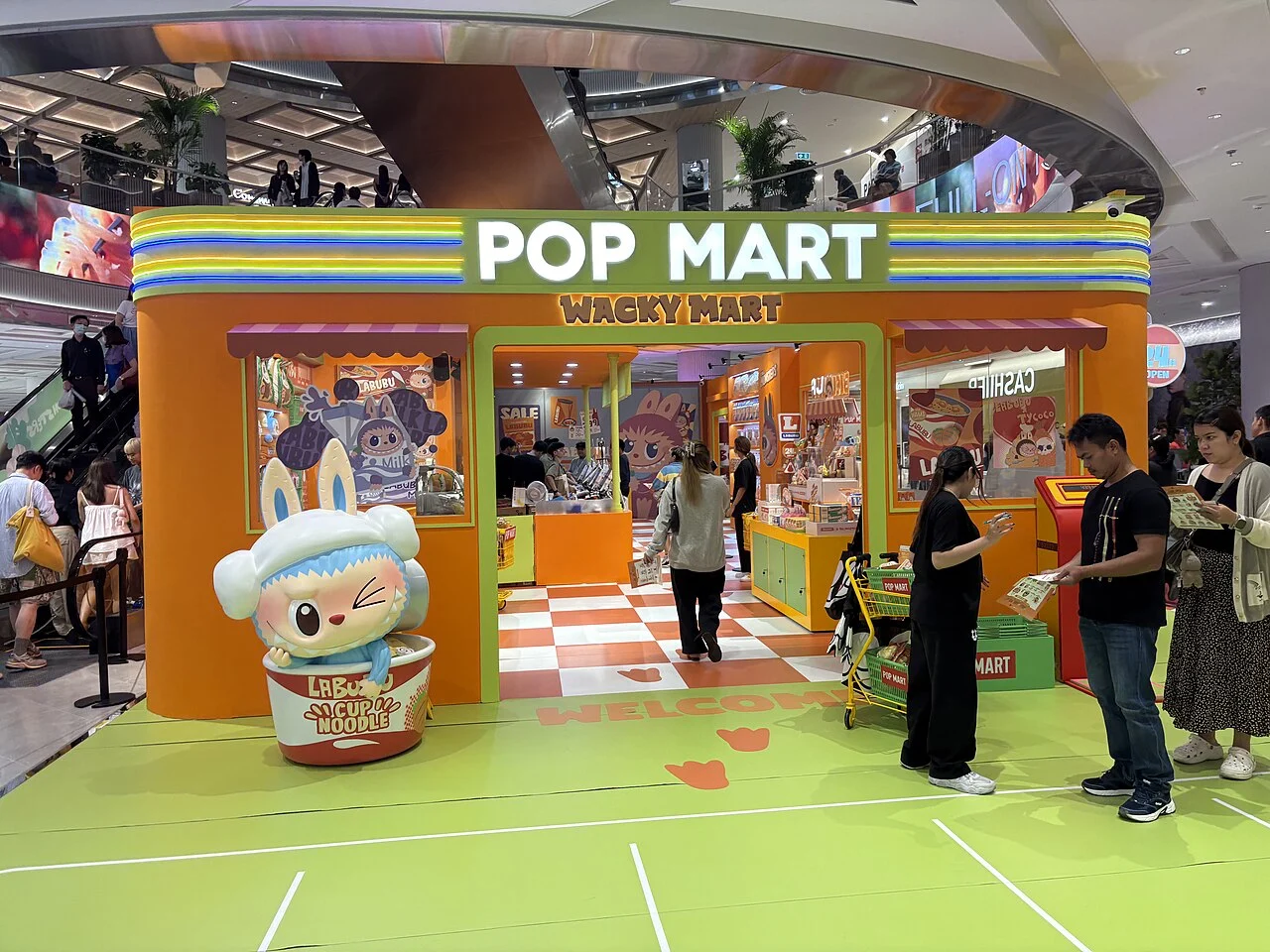 La boutique Pop Mart Wacky Mart au Dusit Central Park à Bangkok