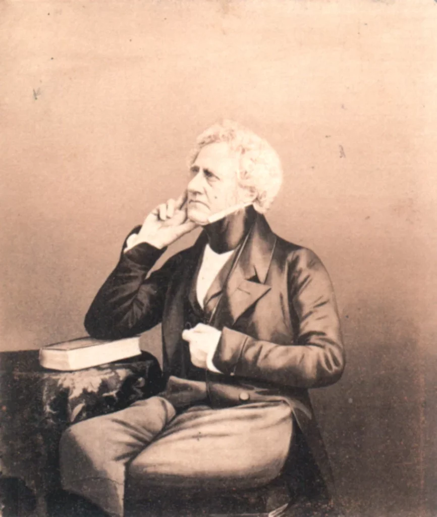 Portrait de John Herschel, l’astronome dont le nom fut utilisé dans le canular