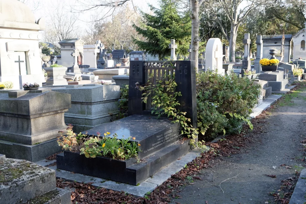La sépulture de Fernand Jacopozzi au Père-Lachaise